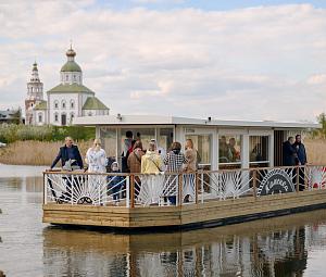 Речные трамвайчики «Каменка» в г.Суздале I Каменский Стан-1