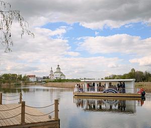 Речные трамвайчики «Каменка» в г.Суздале I Каменский Стан-0